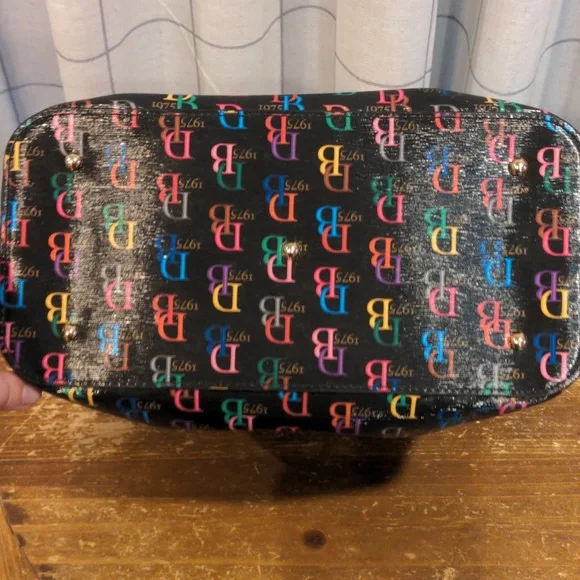 Dooney & Bourke DB75 Multi Brenna Satchel Handbag - Picture 10 of 12